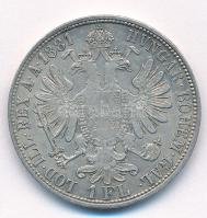 Ausztria 1881. 1Fl Ag "Ferenc József" T:2 
Austria 1881. 1 Florin Ag "Franz Joseph&q...