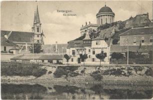1911 Esztergom, Kis Dunapart, Bazilika, templom (Rb)