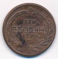 1780K 1kr Cu "Mária Terézia" T:2-