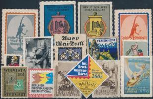 1912-2003 15 db különféle régi és modern német levélzáró