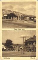 1939 Felsőgalla (Tatabánya), Szent János utca, Piac tér (kis szakadás / small tear)