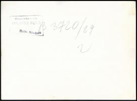 cca 1950-1960 Magyar ifjúsági labdarúgó válogatott, Bojár Sándor felvétele, felületén sérüléssel, 13...