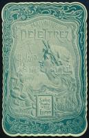 cca 1900 Stettner János reklám kártya 10x6,5 cm