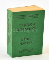Deutsch-Ungarisch/Német-Magyar miniszótár. Miniwörterbücher. Bp., 1973, Terra. Német és magyar nyelven. Kiadói papírkötés.