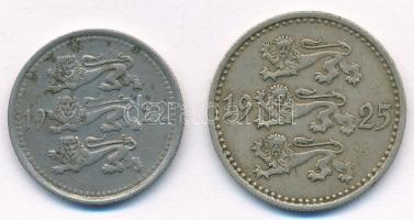 Észtország 1922. 5M Cu-Ni + 1925. 10M Ni-Br T:2
Estonia 1922. 5 Marka Cu-Ni + 1925. 10 Marka Ni-Br ...