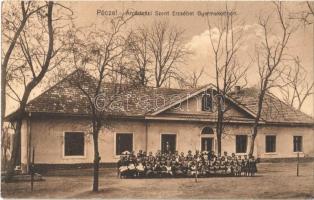 1941 Pécel, Árpádházi Szent Erzsébet Gyermekotthon, gyerekek (EK)