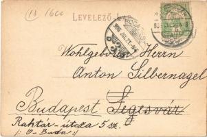 1906 Segesvár, Schässburg, Sighisoara; látkép. Fritz Teutsch kiadása / general view (EB)