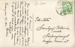 1913 Pozsony, Pressburg, Bratislava; Hoch die Reservisten / Osztrák-magyar tartalékos katonák zeneka...