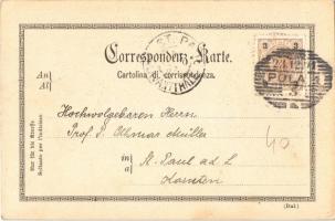 1901 Pola, Pula; Art Nouveau, floral