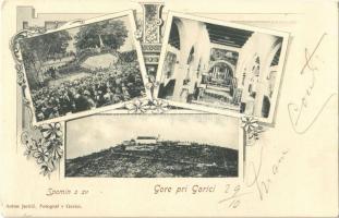 1898 Sveta Gora (Nova Gorica), Gore pri Gorici; Spomin s sv. Anton Jerkic / monastery, festival. Art Nouveau, floral