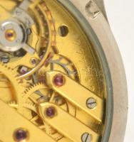 IWC mechanikus karóra, igényes zsebóra beépítés szép, geometrikus díszítésű számlappal, jelzett tokk...