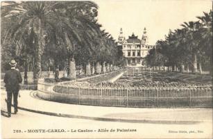 Monte-Carlo, Le Casino, Allée de Palmiers / The Casino, alley of Palm Trees (EK)