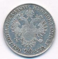 Ausztria 1831A 20kr Ag "I. Ferenc" (6,65g) T:2,2- karcolás  Austria 1831A 20 Kreuzer Ag &q...