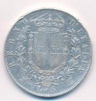 Olaszország 1871M BN 5L Ag "II. Viktor Emánuel" T:2,2- ph. Italy 1871M BN 5 Lire Ag "...