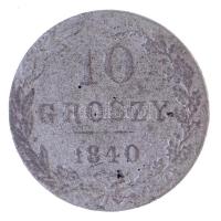 Lengyelország / Kongresszusi Lengyelország 1840MW 10gr Ag (0.1920) T:2- patina
Poland / Congress Po...