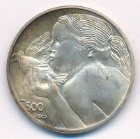 San Marino 1973. 500L Ag T:1- San Marino 1973. 500 Lire Ag C:AU Krause KM#29