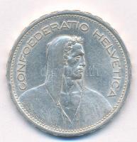 Svájc 1932B 5Fr Ag T:1- kis ph. 
Switzerland 1932B 5 Francs Ag C:AU small edge error Krause KM#40