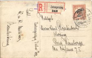 1916 Zalaegerszeg, katonák lovaskocsin a táborban. photo  (EK)