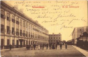 1909 Selmecbánya, Schemnitz, Banská Stiavnica; M. kir. dohánygyár. W.L. (?) 474. Joerges 1907. / tobacco factory (fa)