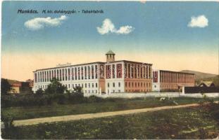 Munkács, Mukacheve, Mukachevo, Mukacevo; M. kir. dohánygyár / Tabakfabrik / tobacco factory