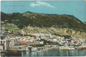 1913 Gibraltar, Moorish Castle & Town (EB)