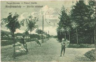 1930 Kézdivásárhely, Targu Secuiesc; Józsiás sétakert / park