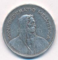 Svájc 1935B 5Fr Ag T:2 
Switzerland 1935B 5 Francs Ag C:XF
Krause KM#40