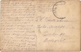 1917 Osztrák-magyar katonák csoportképe / WWI Austro-Hungarian K.u.K. military, soldiers group photo...