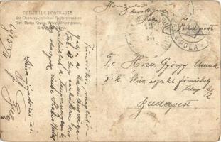 1915 SMS Viribus Unitis Osztrák-Magyar Haditengerészet Tegetthoff-osztályú dreadnought csatahajója f...