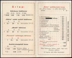 cca 1930 Posnansky és Strelitz Aszfalt-, Fedéllemez- és Kátrányvegyitermék Gyár (Budapest) árlapja k...
