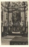 Jászó, Jászóvár, Jasov; A premontrei kanonokok prépostsága, a székesegyház főoltára / church, interior, main altar (EK)