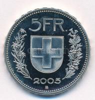 Svájc 2005B 5Fr Cu-Ni T:PP Switzerland 2005B 5 Francs Cu-Ni C:PP Krause KM#40a.4