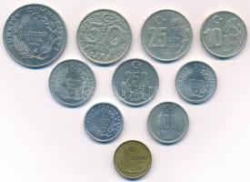 Törökország 1995-2004. 10L-1.000.000L (10xklf) közte emlékkiadások T:1,1-,2
Turkey 1995-2004. 10 Li...