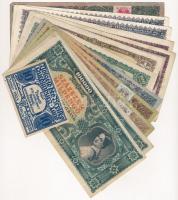 13db-os vegyes bankjegy tétel, ebből 12db magyar pengő, és 1db német szükségpénz T:III