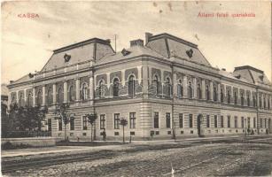 1913 Kassa, Kosice; Állami felső ipariskola / industrial school (kis szakadás / small tear)