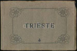 cca 1900 Trieszt, 20 képet tartalmazó leporelló