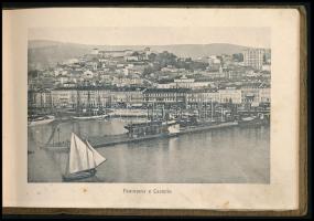 cca 1900 Trieszt, 20 képet tartalmazó leporelló