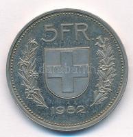 Svájc 1982. 5Fr Cu-Ni T:1 (PP) Switzerland 1982. 5 Francs Cu-Ni C:UNC (PP) Krause KM#40a.2