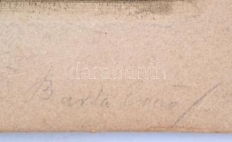 Barta Ernő (1878-1956): Székely Bertalan. Rézkarc, karton (hibás), jelzett (halványan), 23×16 cm