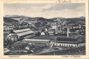 1929 Salgótarján, Üveggyár és Hirschgyár (Hirsch és Frank Gépgyár és Vasöntöde)