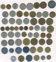 57db-os vegyes fémpénz tétel, közte Oroszország, Szovjetunió, Ukrajna T:1-,2 57pcs of various metal coins from Russia, Soviet Union and Ukraine C:AU,XF
