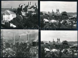 Veszprém, tavaszi képek, 4 db fotó, Vadas Ernő felvétele, MTI sajtófotó, feliratozva, 9×12 cm