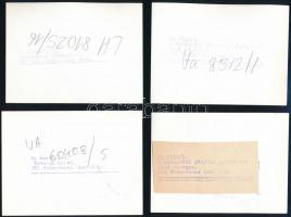 Veszprém, tavaszi képek, 4 db fotó, Vadas Ernő felvétele, MTI sajtófotó, feliratozva, 9×12 cm