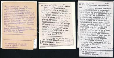 Vegyes témájú MTI sajtófotók, Benkő Imre felvételei, hátoldalon feliratozva, 5 db, 9×12 cm