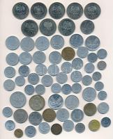 73db-os vegyes lengyel fémpénz tétel T:1-,2,2- 73pcs of various metal coins from Poland C:AU,XF,VF