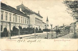 1902 Balassagyarmat, Vármegyeháza. Wertheimer Zs. kiadása (kopott sarkak / worn corners)