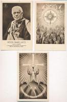1938 Budapest XXXIV. Nemzetközi Eucharisztikus Kongresszus - 18 db régi megíratlan képeslap / 34th I...