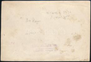 cca 1900 Budapest, Lomb utca 34-36., Walser Ferenc harangöntő harangjai, 11,5×17 cm