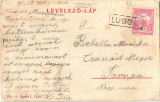 1917 Lugos, Lugoj; Dohánynagytőzsde, Németh és S. József üzlete / tobaccy shop. W.L. (?) 321. Berecz...