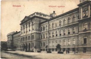 1907 Kolozsvár, Cluj; Központi egyetem / university (EB)